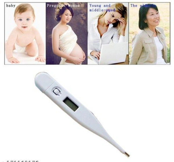 Digital thermometer | Fever Alarm & Beeper Alert | CE Approved & 10 seconds Fast Reading for Kids & Adults MT101P Thermometer (White)