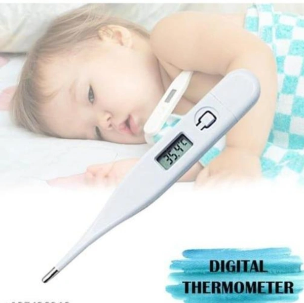 Digital thermometer | Fever Alarm & Beeper Alert | CE Approved & 10 seconds Fast Reading for Kids & Adults MT101P Thermometer (White)