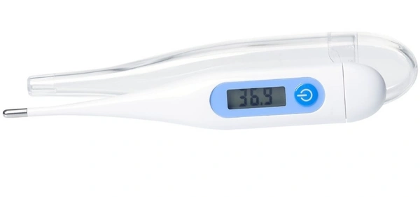 Digital thermometer | Fever Alarm & Beeper Alert | CE Approved & 10 seconds Fast Reading for Kids & Adults MT101P Thermometer (White)