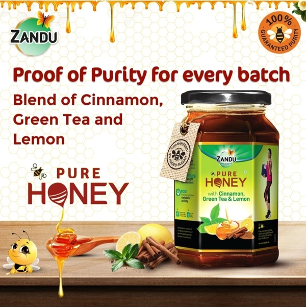 Zandu Pure Handy With Cinnamon , Green Tea & Lemon