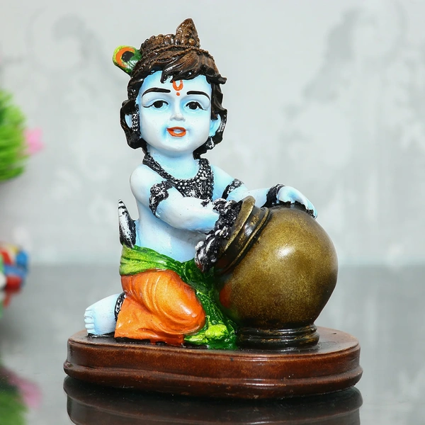 Decorative Showpiece Makhan Chor/Baal Krishna Idol