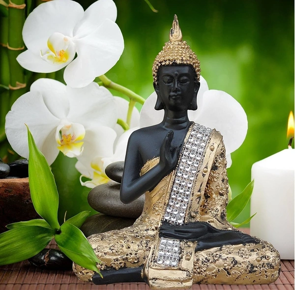 Handcrafted Decorative Meditating Buddha