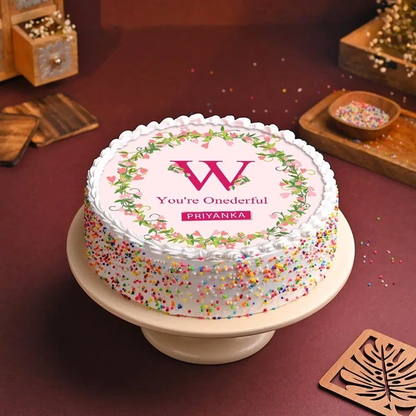 Womens Day Personalised Cake - 1.5 Kg