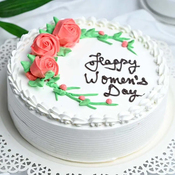 Blooming Vanilla Womens Day Delight Cake - 2 Kg