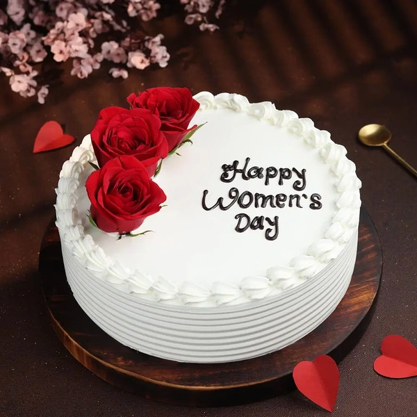 Women's Day Red Velvet Cake - 1.5 Kg