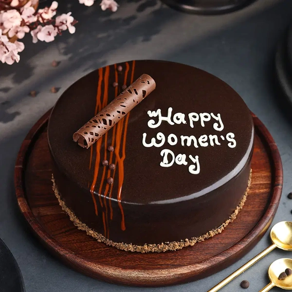 Womens Day Delicious Chocolate Cake - 500 Gm
