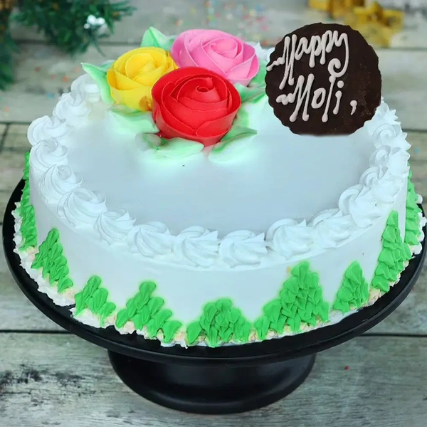 Round Shaped Vanilla Cake - 2 Kg