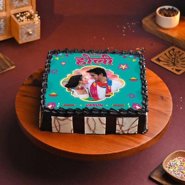 Customised Holi Cake - 500 Gm