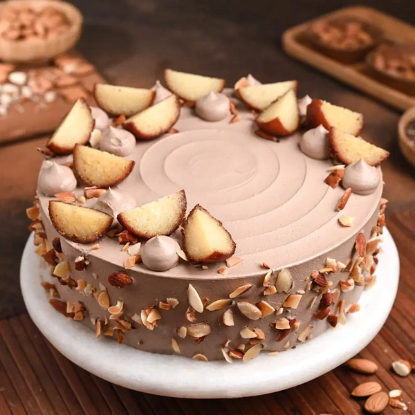 Gulab Jamun Badam Cream Cake - 1.5 Kg