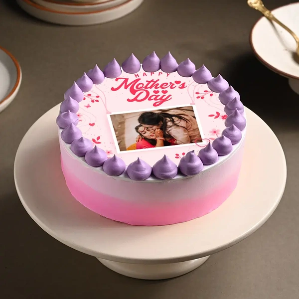 Mothers Day Photo Cake - 1 Kg