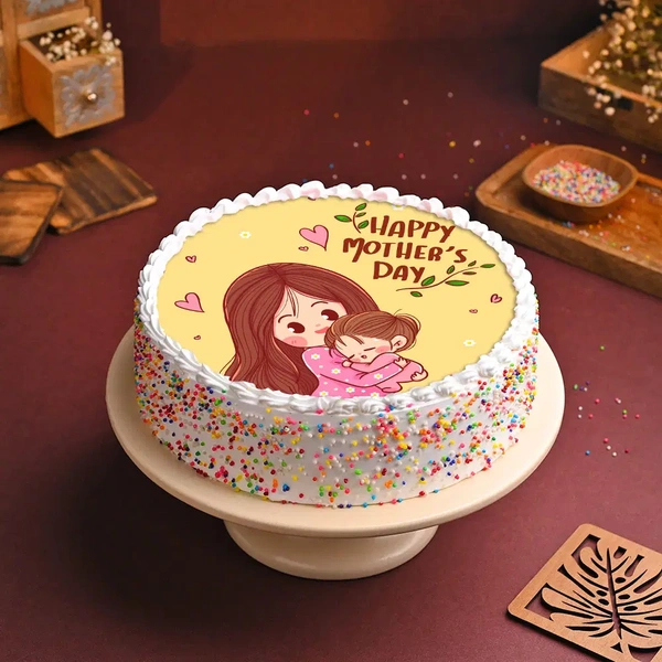 Hugs N Hearts Motherly Love Cake - 1 Kg