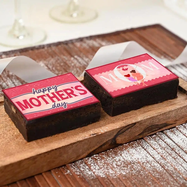 Moms Day Truffle Brownie Duo