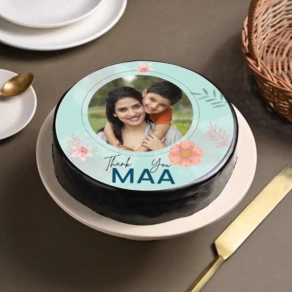 Thanks Maa Photo Cake - 2 Kg