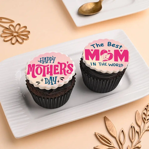 Best Mom Cupcake Duo - 2 Pcs