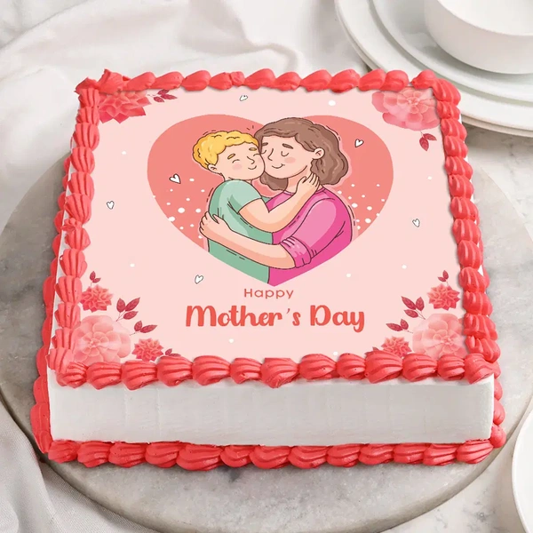 Happy Mothers Day Poster Cake - 1 Kg