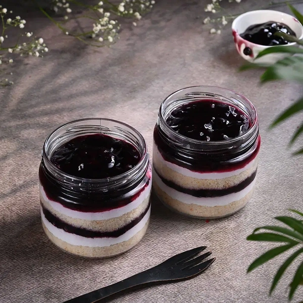 Two Blueberry Jar cake - 375 Ml