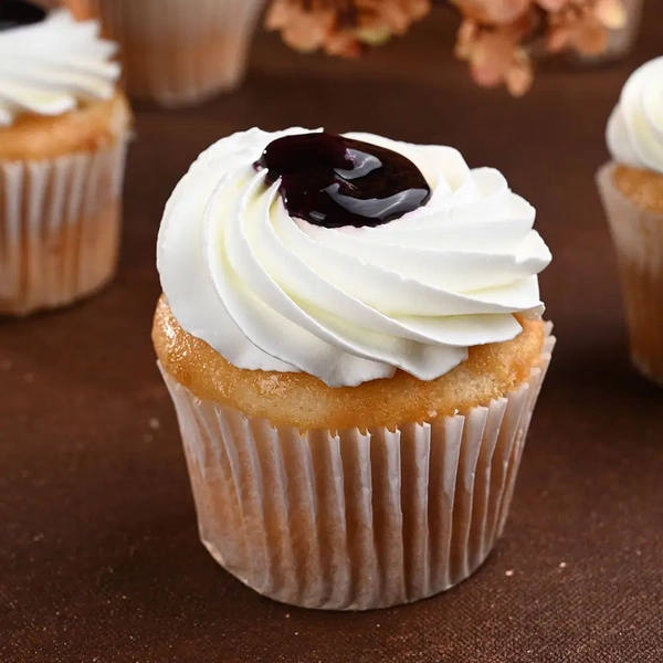 Dripping Blueberry Cupcake - 2 Pcs