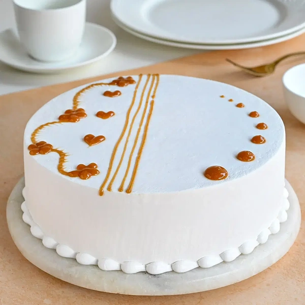 Classic Vanilla Caramel Cake - 1.5 Kg