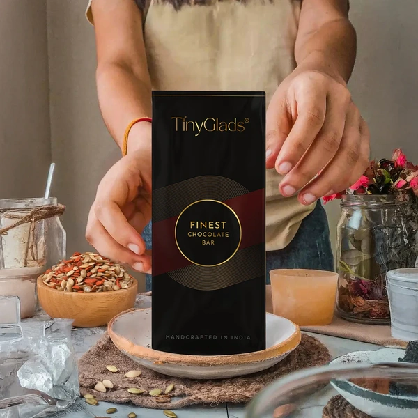 Mixed Seeds Dark Chocolate Bar - 80 Gm