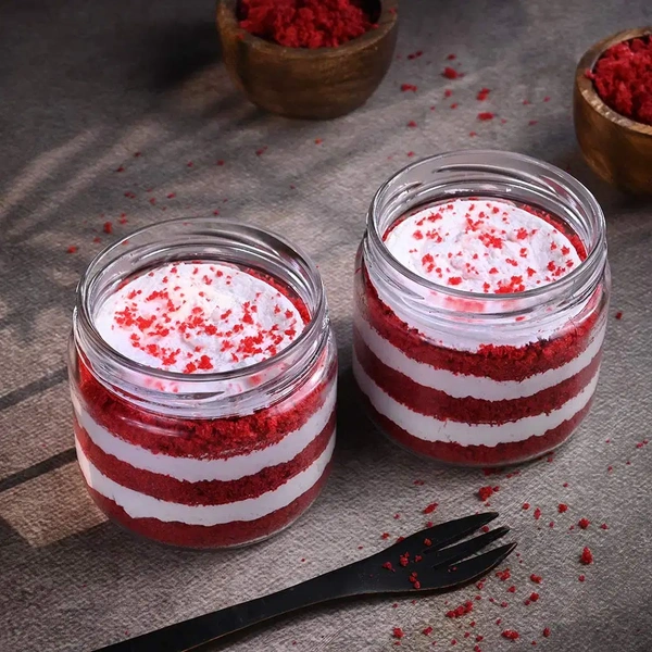 Two Red Velvet Jar Cake - 200 Ml