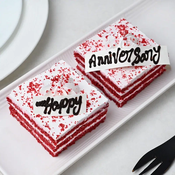 Anniversary Pastry Red Velvet - 2 Pcs