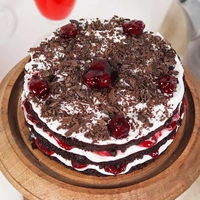 Two Black Forest Jar Cake - 375 Ml