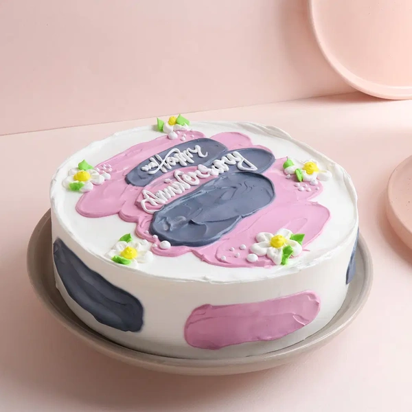Happy Anniversary Pineapple Cake - 1.5 Kg