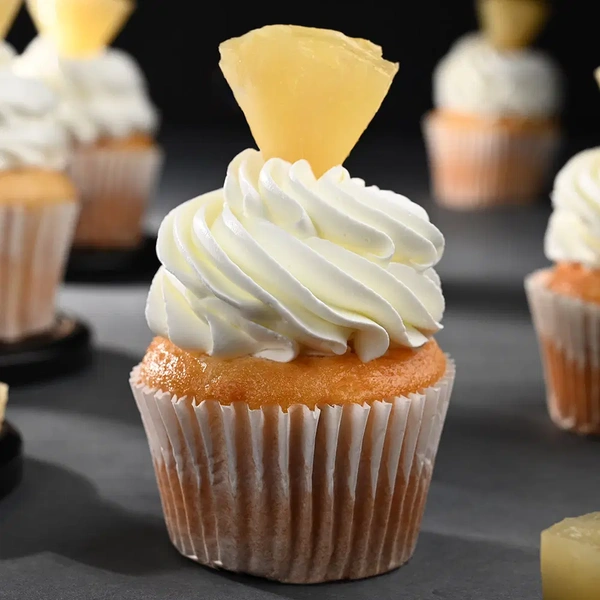 Pineapple Cupcake - 4 Pcs