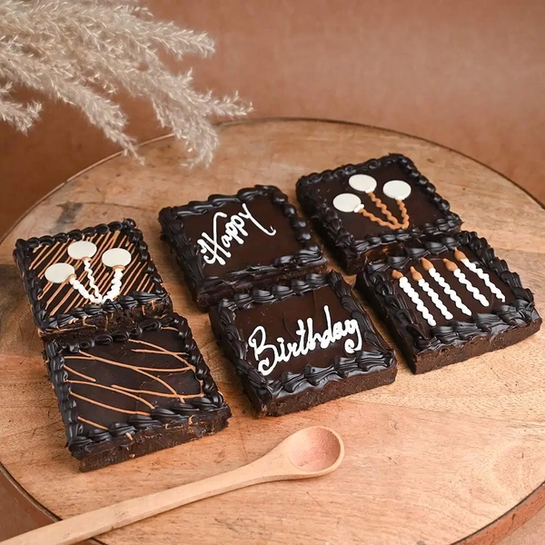 Choco Walnut Brownies Set - 6 Pcs
