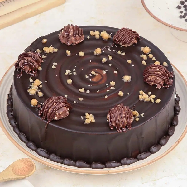 Chocolate Truffle & Ferrero Rocher Cake - 1.5 Kg