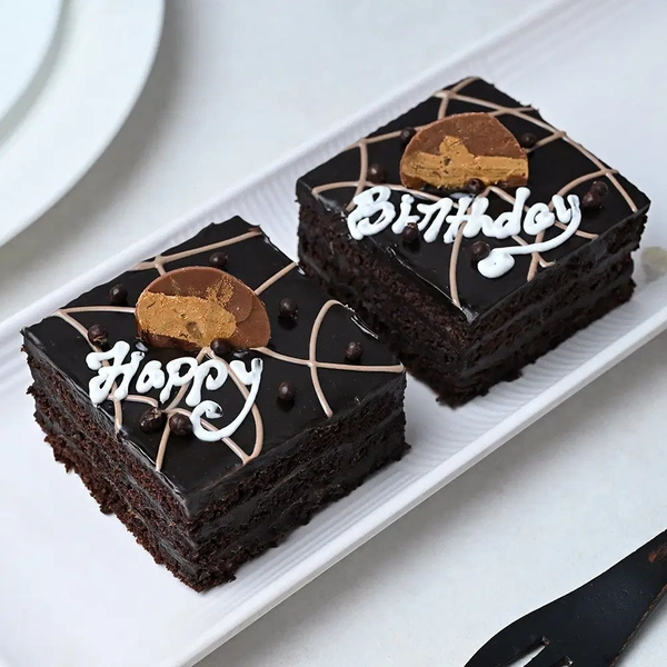 Set of Two Happy Birthday Pastry - 2 Pcs