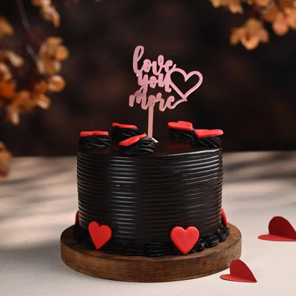 Chocolate Cake With Love More Topper - 2 Kg