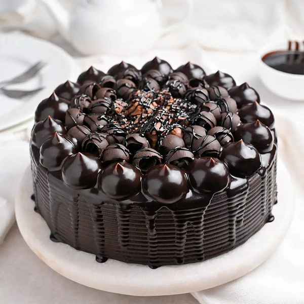 Chocolate Loaded Glazed Cake - 1 Kg