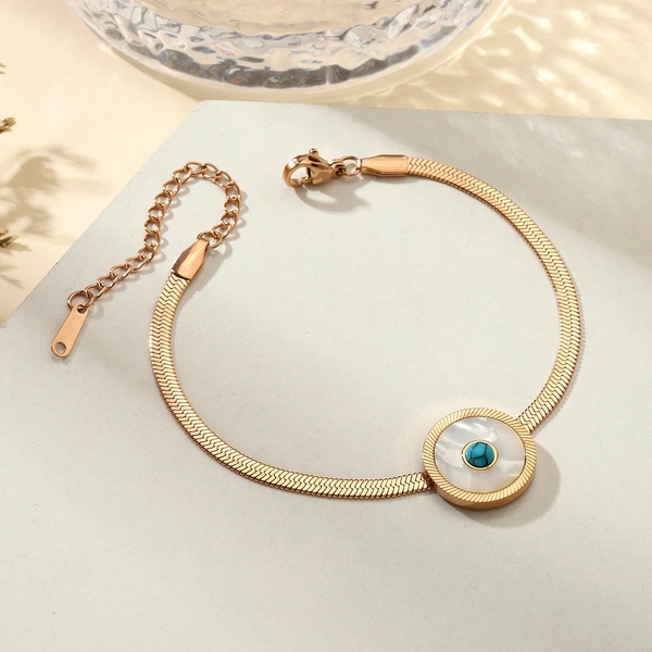 Eye of Protection Rose Gold Bracelet
