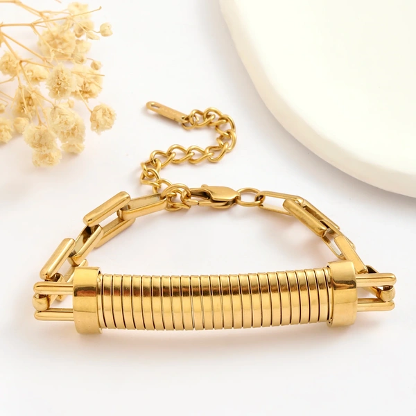 HairPin Gold Bracelet