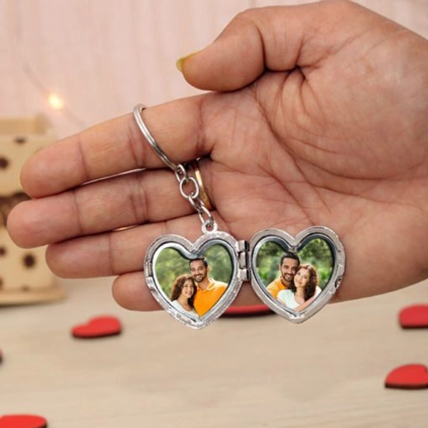 Personalized Heart Stainless Steel Keychain
