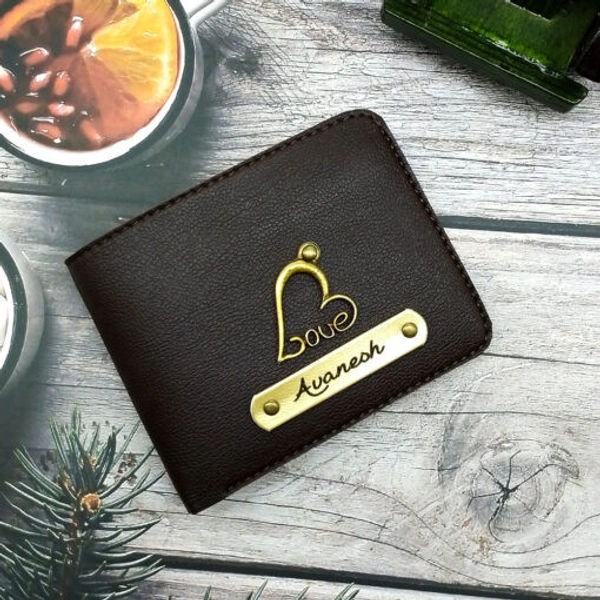Customized Leather Wallet for Men with Personalization – Premium Vegan Leather