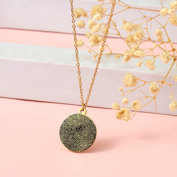 Soul Touch Thumbprint Necklace