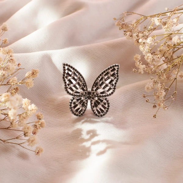 Serene Butterfly Bliss Ring