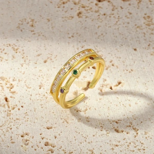 Crystal Cascade Ring             