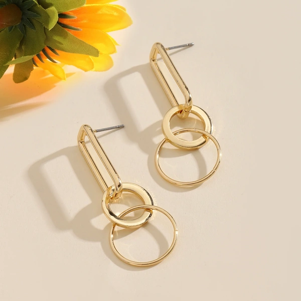 Lineage Layered Gold Earring