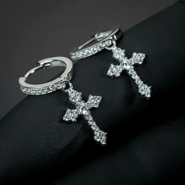 Celestial Cross Earrings
