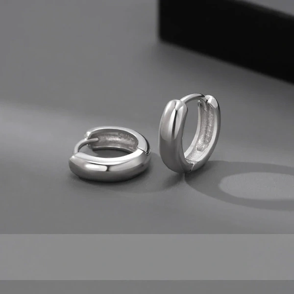 Essential Silver Hoops