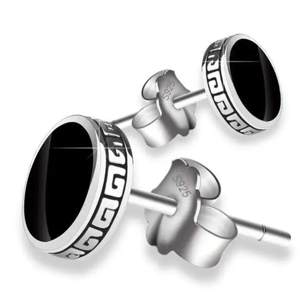 Black Simple Studs