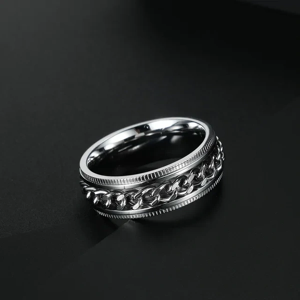 Runic Silver Band