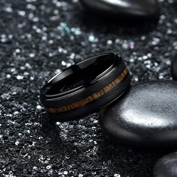 Retro Tungsten Ring