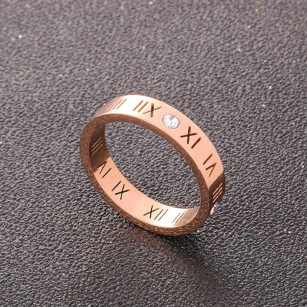 Roman Angels Rose Gold Band