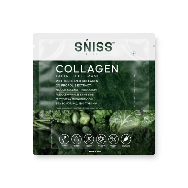 Sniss Collagen + Peptide Face Sheet - 20 Ml