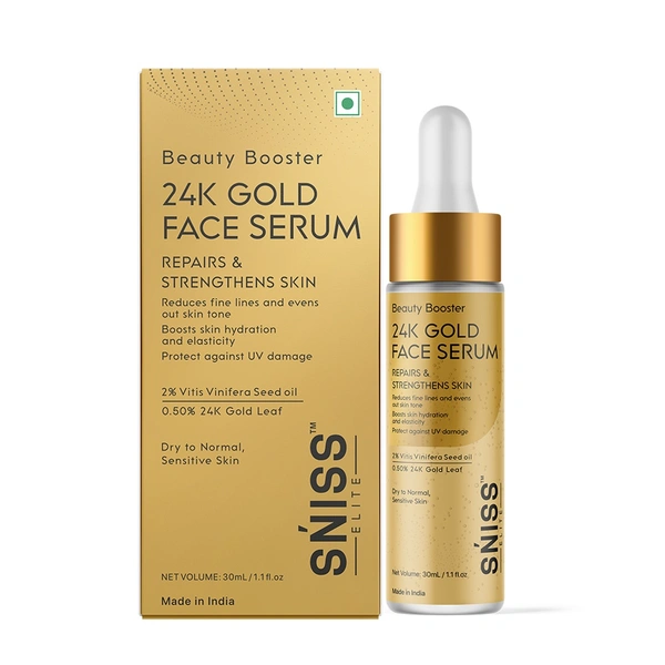 Sniss 24K Gold Face Serum - 30 Ml