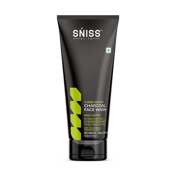 Sniss Charcoal Facewash - 100 Ml